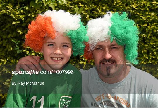 Supporters at Republic of Ireland v Scotland - UEFA EURO 2016 Championship Qualifier - Group D