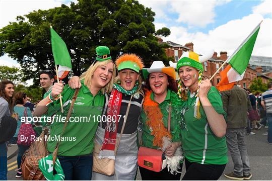 Supporters at Republic of Ireland v Scotland - UEFA EURO 2016 Championship Qualifier - Group D