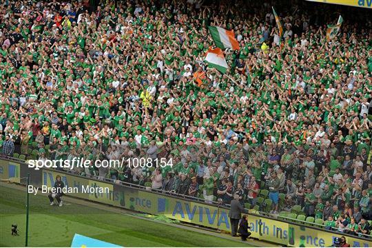 Supporters at Republic of Ireland v Scotland - UEFA EURO 2016 Championship Qualifier - Group D