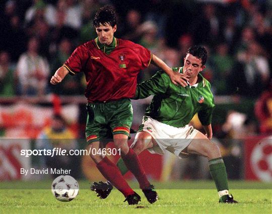 Portugal v Republic of Ireland - UEFA EURO1996 Qualifier Group 6