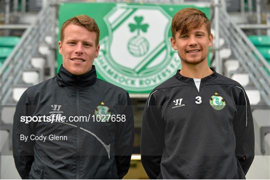 Shamrock Rovers Media Event ahead of Thursday's Europa League game against Odds BK