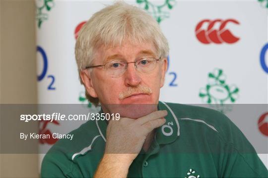 Ireland Rugby Press conference