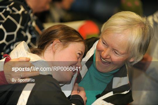 TEAM Ireland return from 2009 Special Olympics World Winter Games