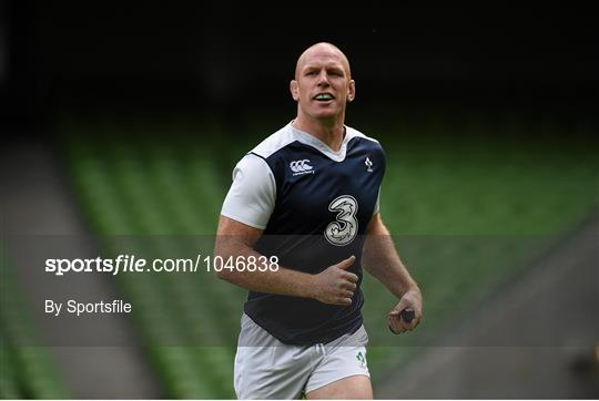 Ireland Rugby Squad Captain's Run