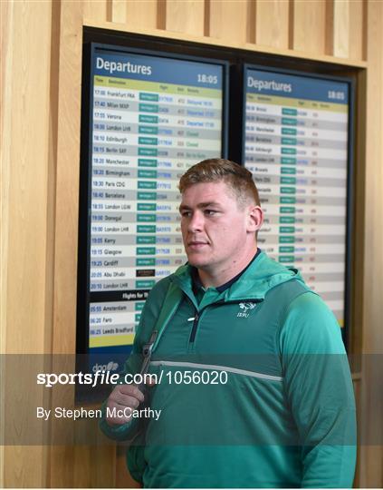 Ireland Rugby Team depart for 2015 Rugby World Cup