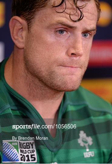 Ireland Rugby Press Conference - 2015 Rugby World Cup