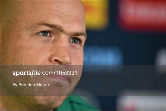 Ireland Rugby Press Conference - 2015 Rugby World Cup