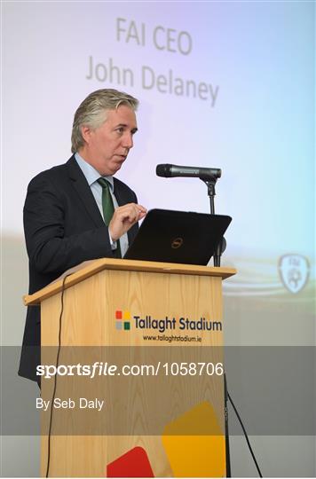 Launch of the FAI's Strategic Development Plan for Women's Football