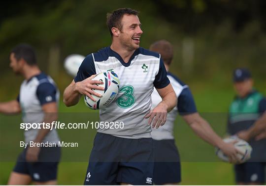 Ireland Rugby Squad Training - 2015 Rugby World Cup