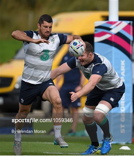 Ireland Rugby Squad Training - 2015 Rugby World Cup