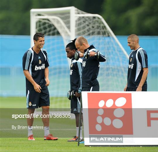 Real Madrid's Karim Benzema during a pre-season training camp at Carton  House, Co Kildare Stock Photo - Alamy