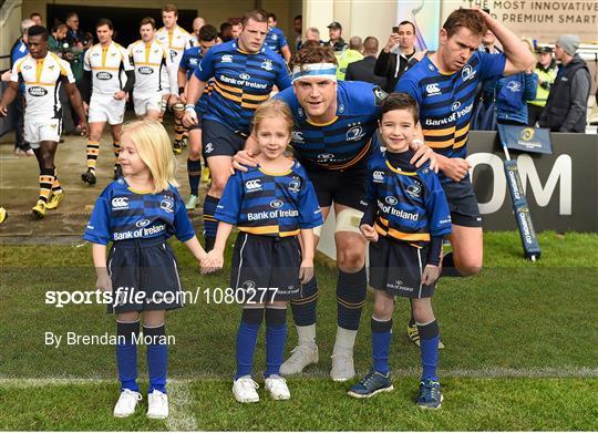 Mascots at Leinster v Wasps - European Rugby Champions Cup - Pool 5 Round 1