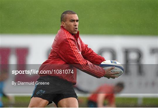 Munster Rugby Squad Training