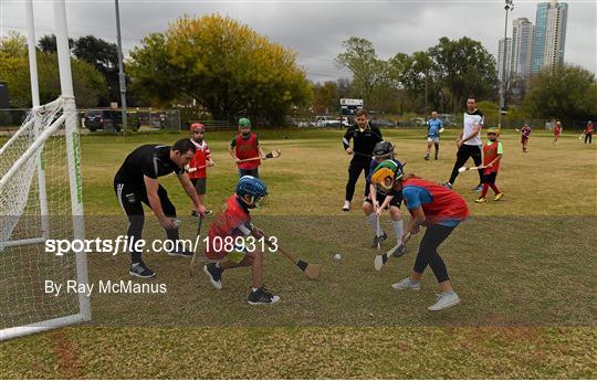 Celtic Cowboys coaching session - GAA All-Star Tour 2015, sponsored by Opel