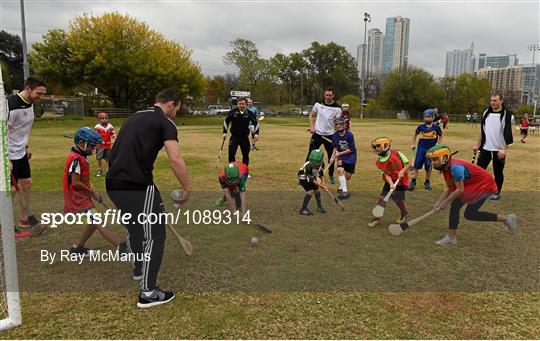 Celtic Cowboys coaching session - GAA All-Star Tour 2015, sponsored by Opel