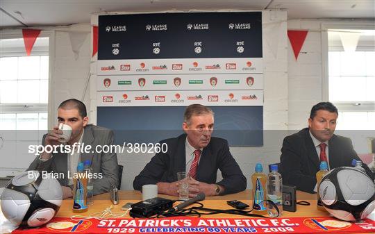 Pete Mahon Announced as New St. Patrick’s Athletic Manager