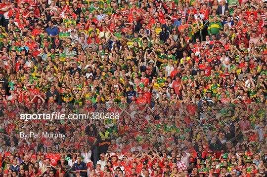 Supporters at GAA Football All-Ireland Championship Finals