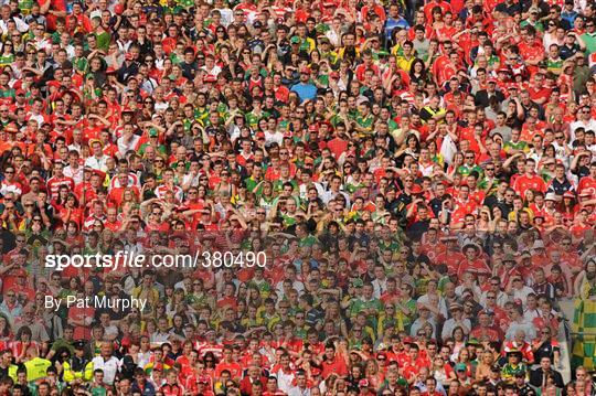 Supporters at GAA Football All-Ireland Championship Finals