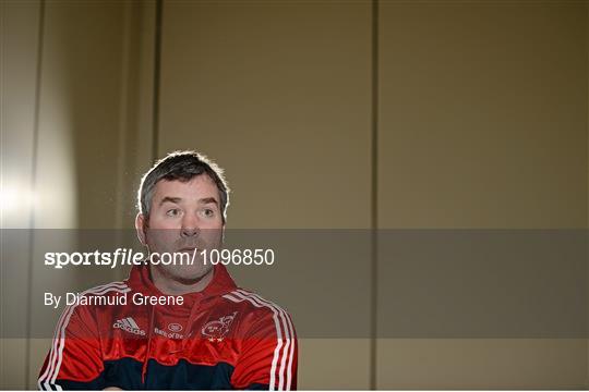 Munster Rugby Press Conference