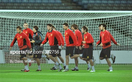 Montenegro Squad Training