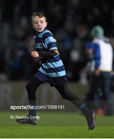 Bank of Ireland Half-Time Mini Games at Leinster v Bath - European Rugby Champions Cup Pool 5 Round 5