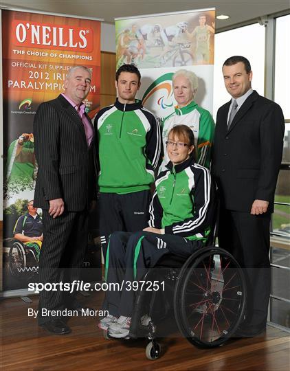 Paralympic Council of Ireland Announces O'Neills as the Official Kit Supplier to the 2012 Irish Paralympic Team