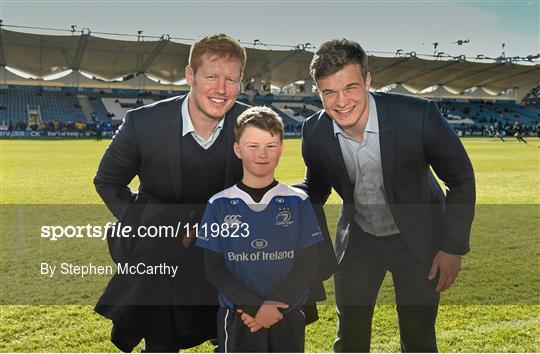 Mascots at Leinster v Ospreys - Guinness PRO12 Round 17