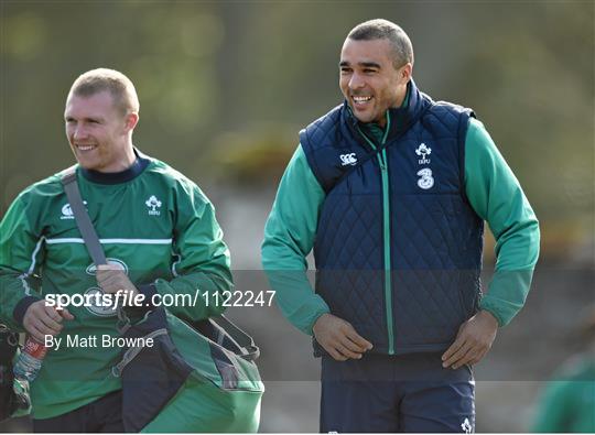 Ireland Rugby Squad Training