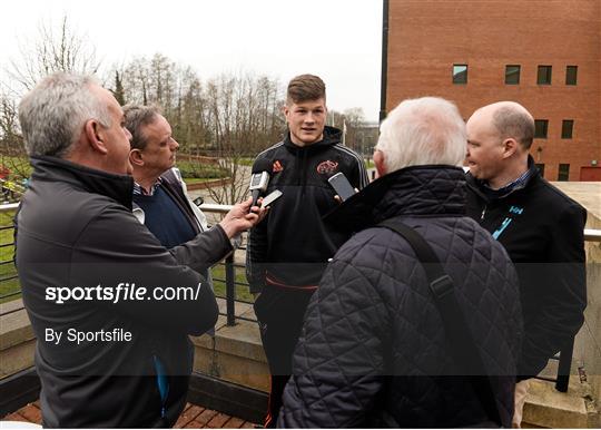 Munster Rugby Squad Training and Press Conference