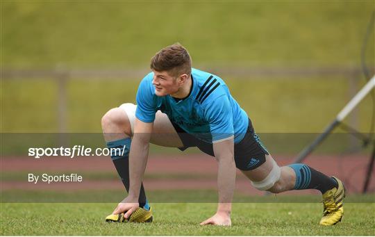 Munster Rugby Squad Training and Press Conference