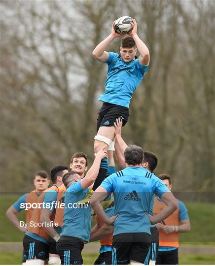 Munster Rugby Squad Training and Press Conference