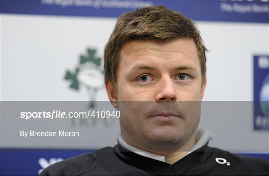 Ireland Rugby Squad Press Conference - Friday 19th March