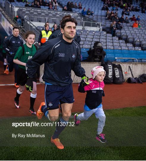 Allianz mascots at the Dublin v Donegal - Allianz Football League Division 1 Round 6