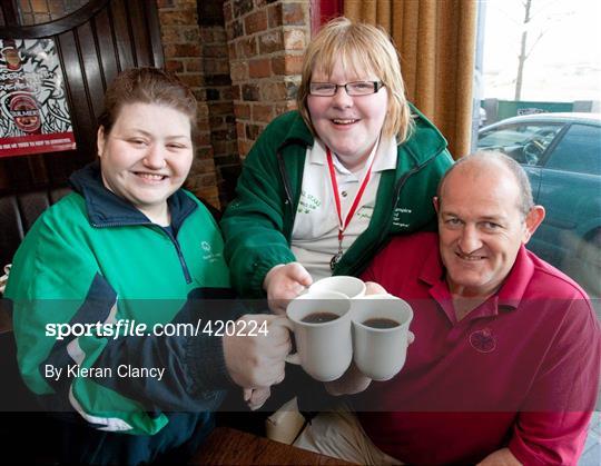 Special Olympics Ireland and Spin SW Broadcast / Representatives from Munster Rugby Team