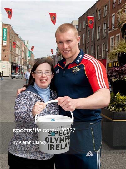 Special Olympics Ireland and Spin SW Broadcast / Representatives from Munster Rugby Team