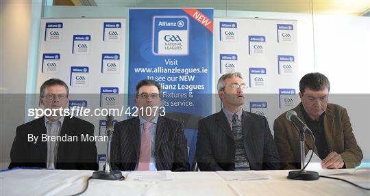 Allianz GAA Hurling National League 2010 Division 1 and 2 Finals Press Conference