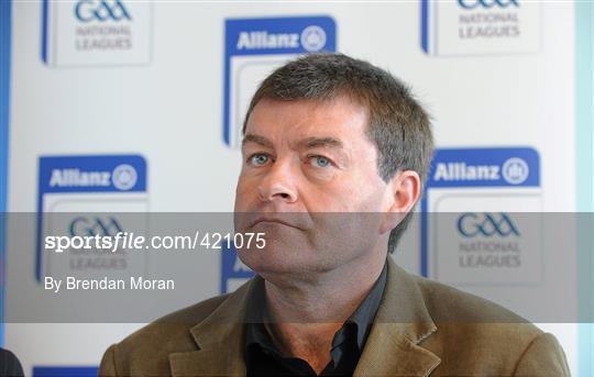 Allianz GAA Hurling National League 2010 Division 1 and 2 Finals Press Conference
