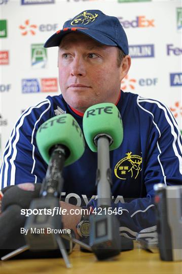 Munster Rugby Squad Press Conference - Wednesday 28th April