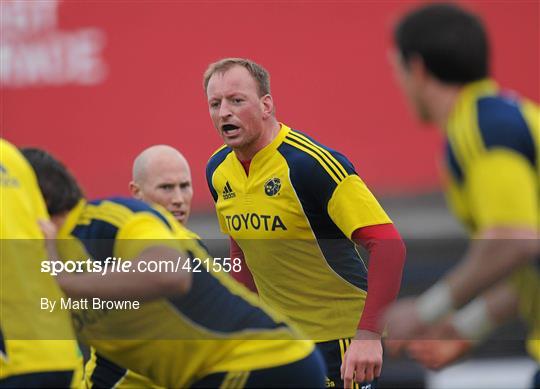 Munster Rugby Squad Training - Wednesday 28th April