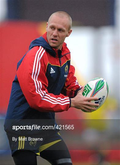 Munster Rugby Squad Training - Wednesday 28th April