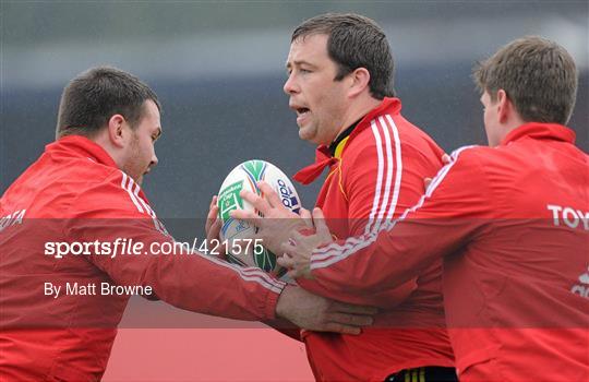 Munster Rugby Squad Training - Wednesday 28th April