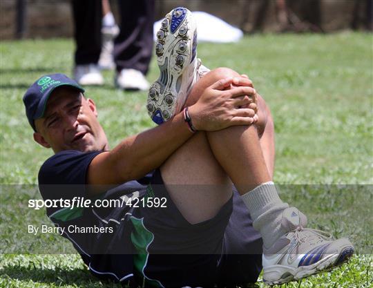 Ireland Cricket Squad Training ahead of the 2010 Twenty20 Cricket World Cup