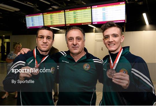 Team Ireland return from the European Olympic Qualifiers