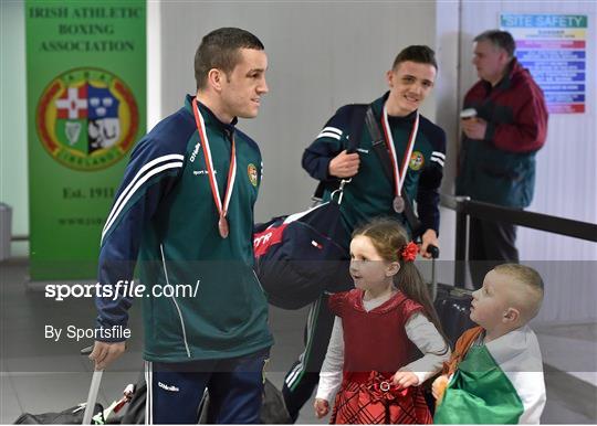 Team Ireland return from the European Olympic Qualifiers