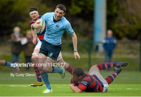 Clontarf v UCD - Ulster Bank League Division 1A semi-final