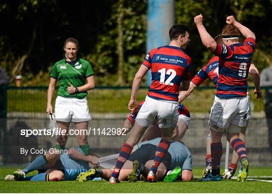 Clontarf v UCD - Ulster Bank League Division 1A semi-final