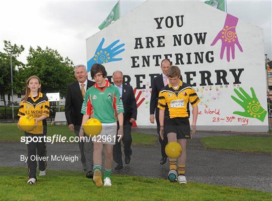 Launch of Féile Peil na nÓg, sponsored by Coca Cola