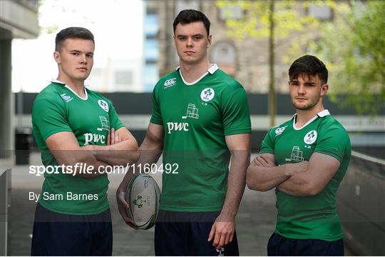 Ireland U20 Press Conference ahead of World U20 Rugby Championship