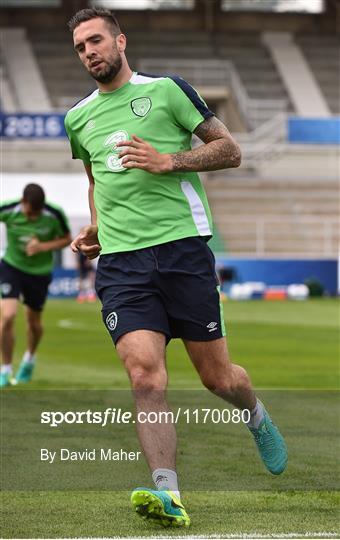 Republic of Ireland Squad Training at UEFA Euro 2016