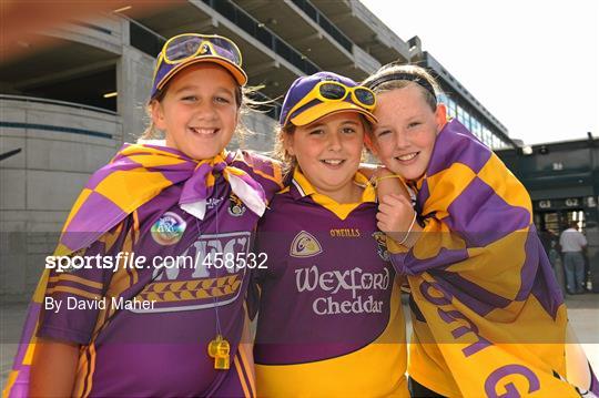 Supporters at the Gala All-Ireland Senior Camogie Championship Finals
